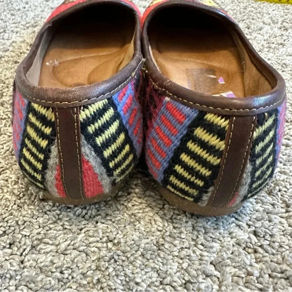 Born Giselle Boho Ballet Flats Womens 11 Aztec Southwestern Kilim Loafer… - Picture 2 of 7